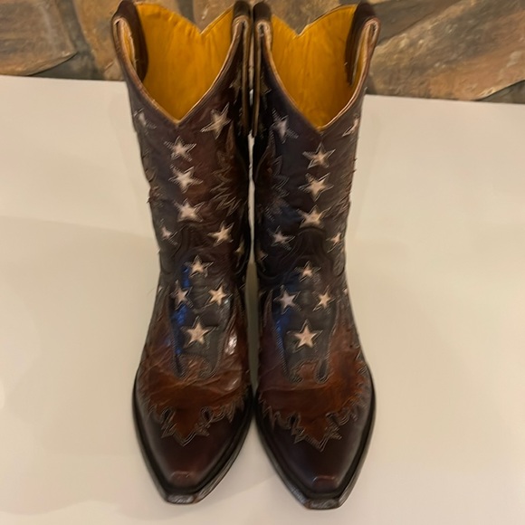 Old Gringo Shoes - Old Gringo Eagle Inlay Star Boots NEW